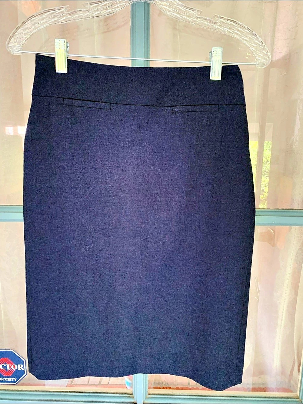 Banana Republic Pencil Skirt in Blue Size 0 Like New